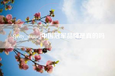 安丘中国冠军品牌是真的吗