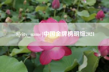 安丘中国金牌榜明细2021