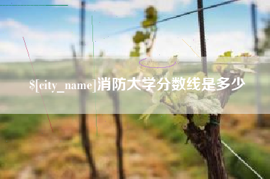安丘消防大学分数线是多少