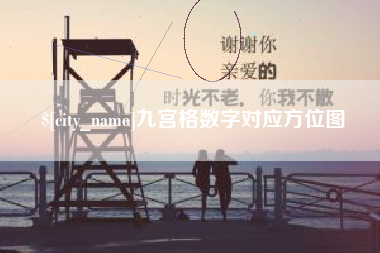 安丘九宫格数字对应方位图