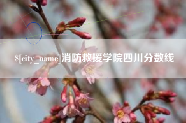 安丘消防救援学院四川分数线