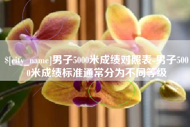 安丘男子5000米成绩对照表-男子5000米成绩标准通常分为不同等级