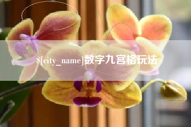 安丘数字九宫格玩法