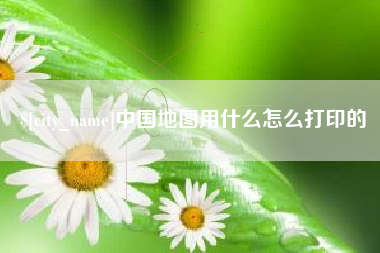 安丘中国地图用什么怎么打印的