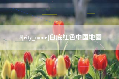 安丘白底红色中国地图