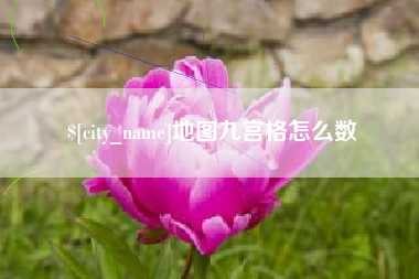 安丘地图九宫格怎么数