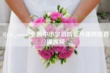 安丘全国中小学消防公开课网络直播视频
