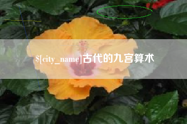 安丘古代的九宫算术