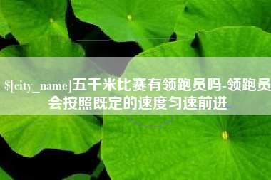 安丘五千米比赛有领跑员吗-领跑员会按照既定的速度匀速前进