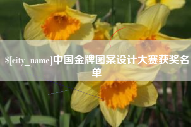 安丘中国金牌图案设计大赛获奖名单
