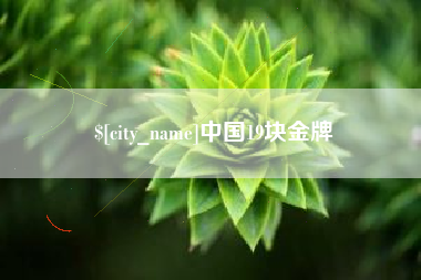 安丘中国19块金牌