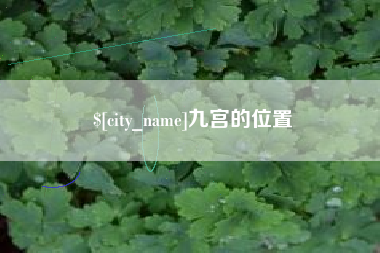 安丘九宫的位置