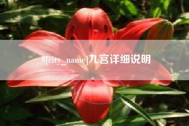 安丘九宫详细说明